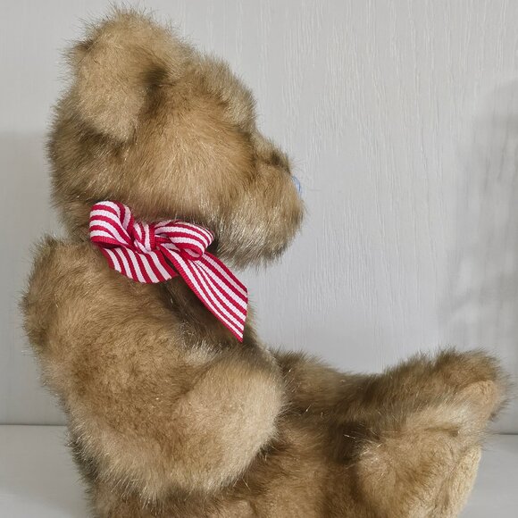 Patriotic Cherrydale Farms Brown 10" Plush Setting Bear Vintage 2003 - Picture 4 of 8
